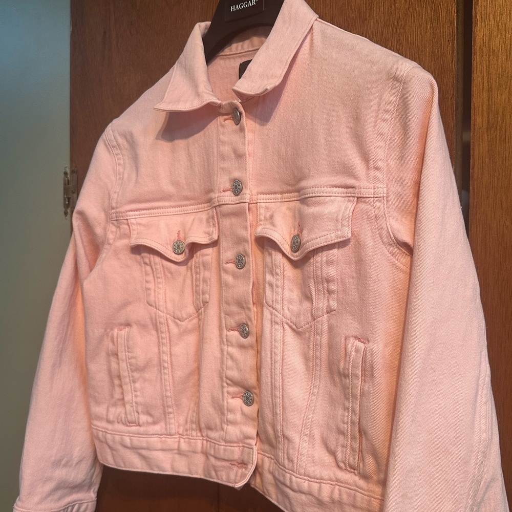 BDG Pink Jean Jacket